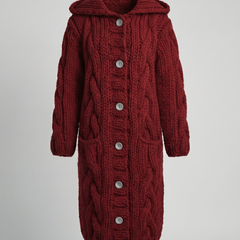 Emma | Knit Cable Chunky Cardigan
