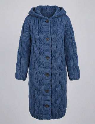 Emma | Knit Cable Chunky Cardigan
