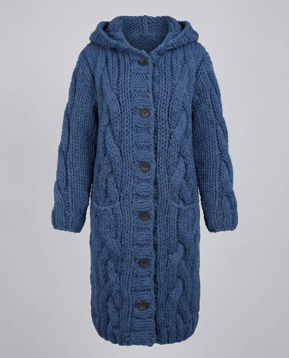 Emma | Knit Cable Chunky Cardigan