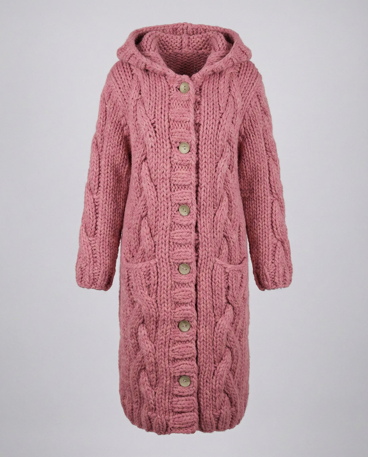 Emma | Knit Cable Chunky Cardigan