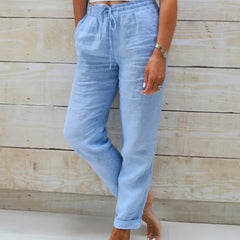 Emma | Linen Women Winter Ski Pants