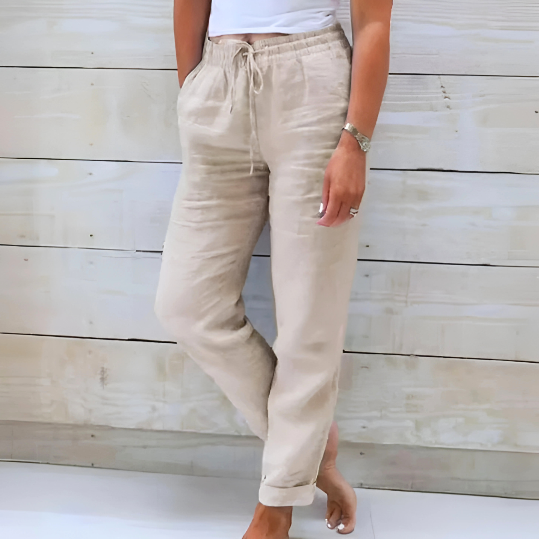 Emma | Linen Women Winter Ski Pants