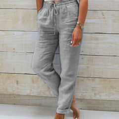 Emma | Linen Women Winter Ski Pants