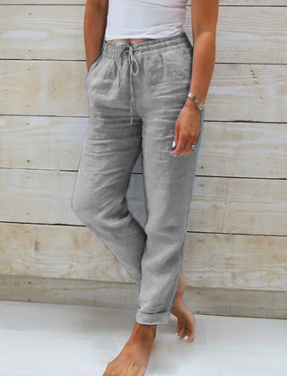 Emma | Linen Women Winter Ski Pants