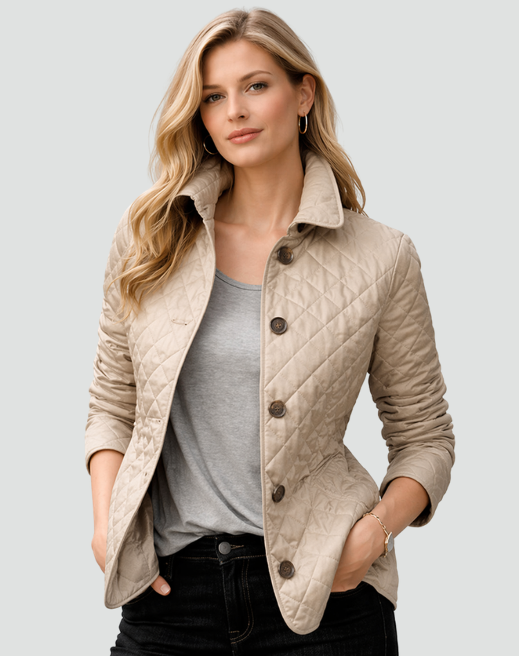 Emma | Quilted Lightweight Women Long Coat