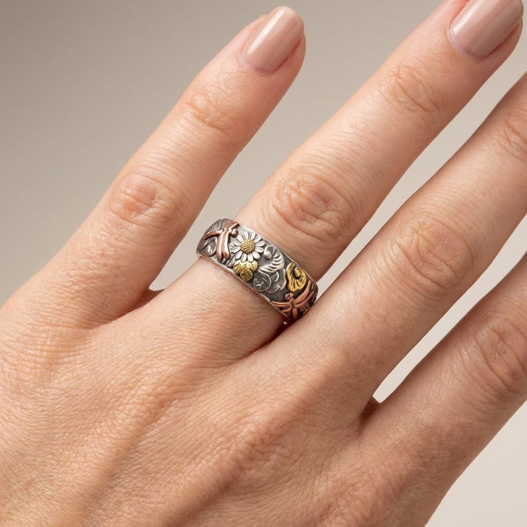Emma | Silver Gold Leg Ring