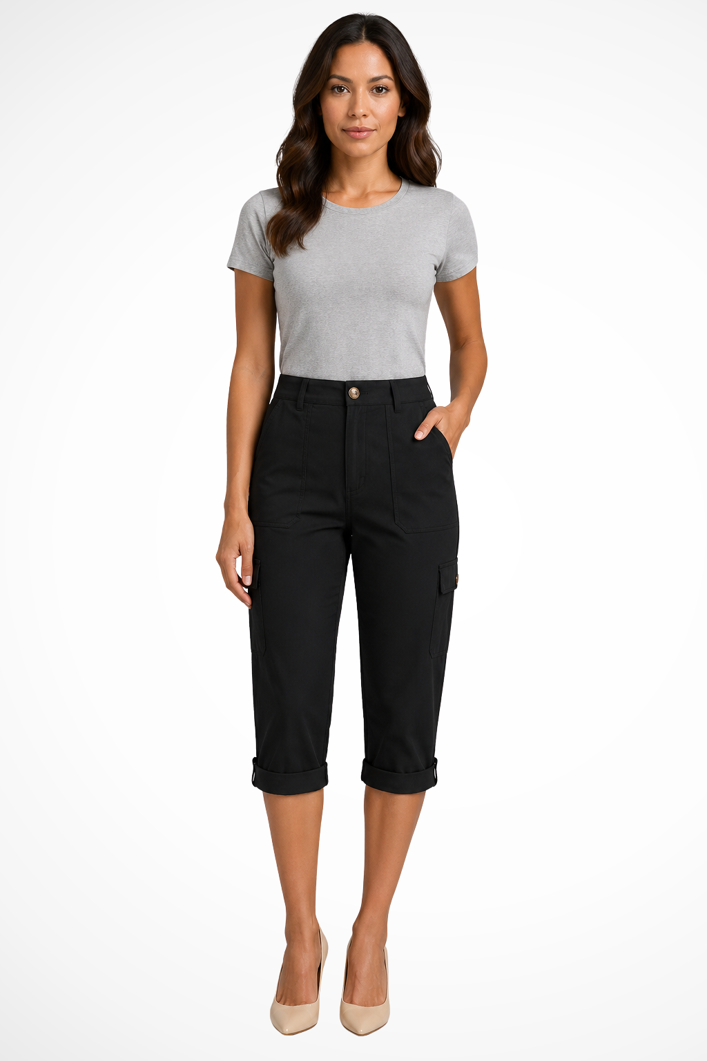 Ethan | Cargo Cropped Women S Pants
