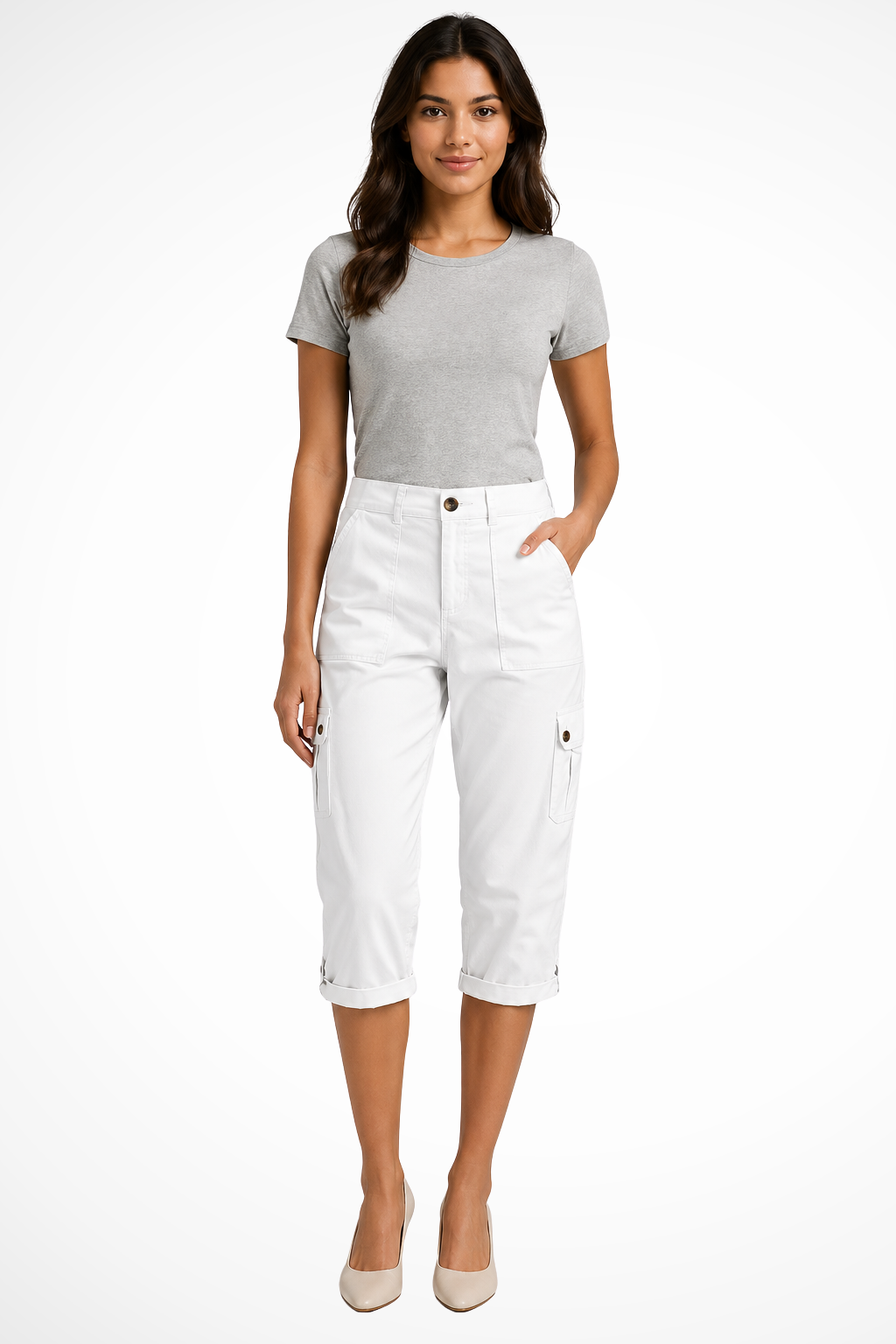 Ethan | Cargo Cropped Women S Pants