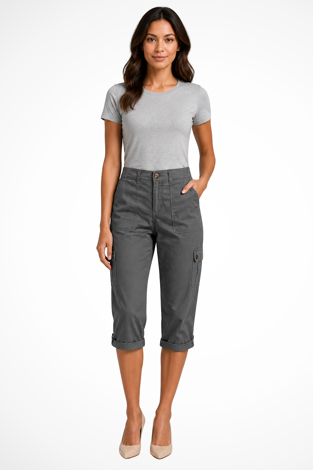Ethan | Cargo Cropped Women S Pants