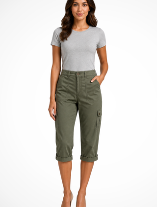 Ethan | Cargo Cropped Women S Pants