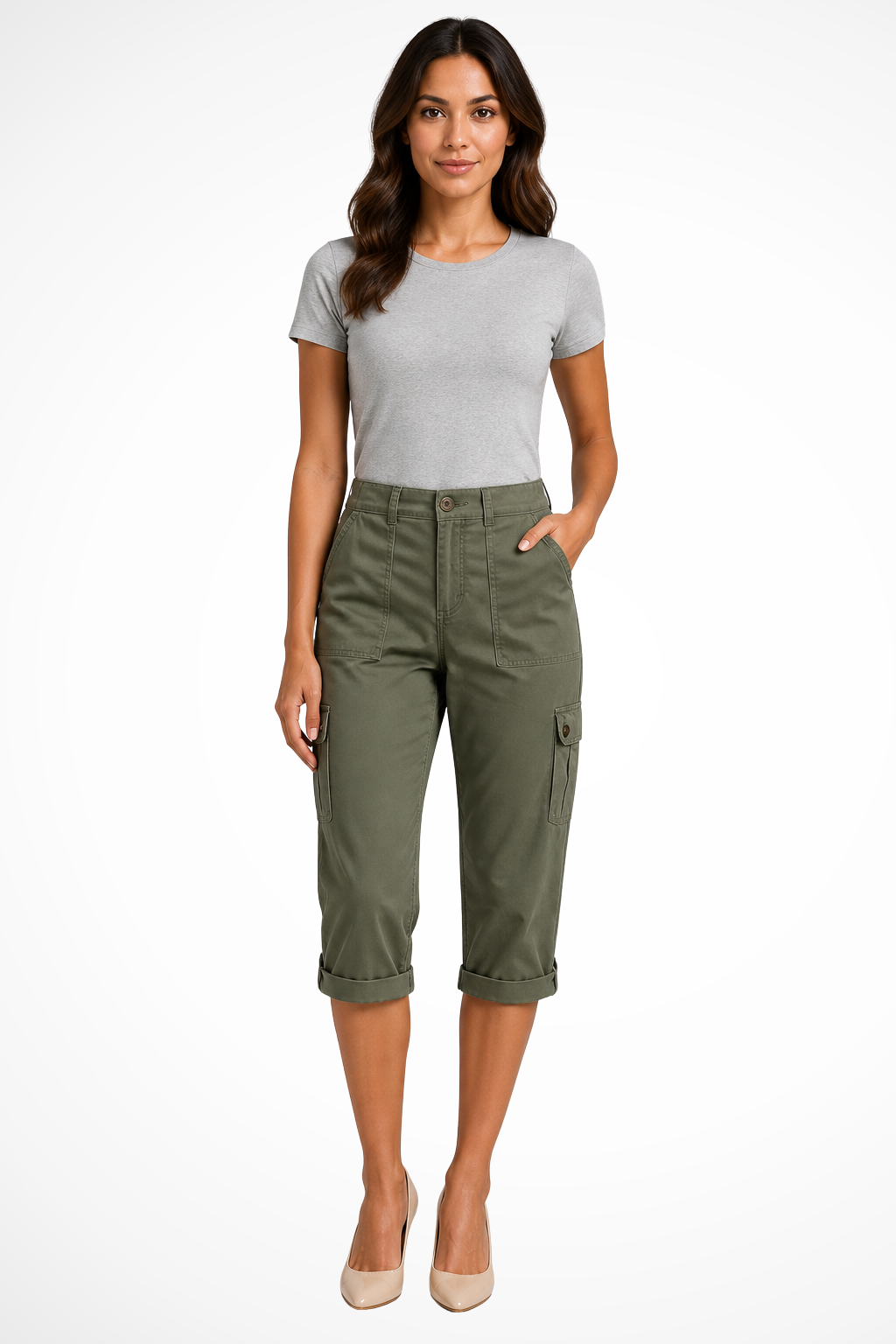 Ethan | Cargo Cropped Women S Pants