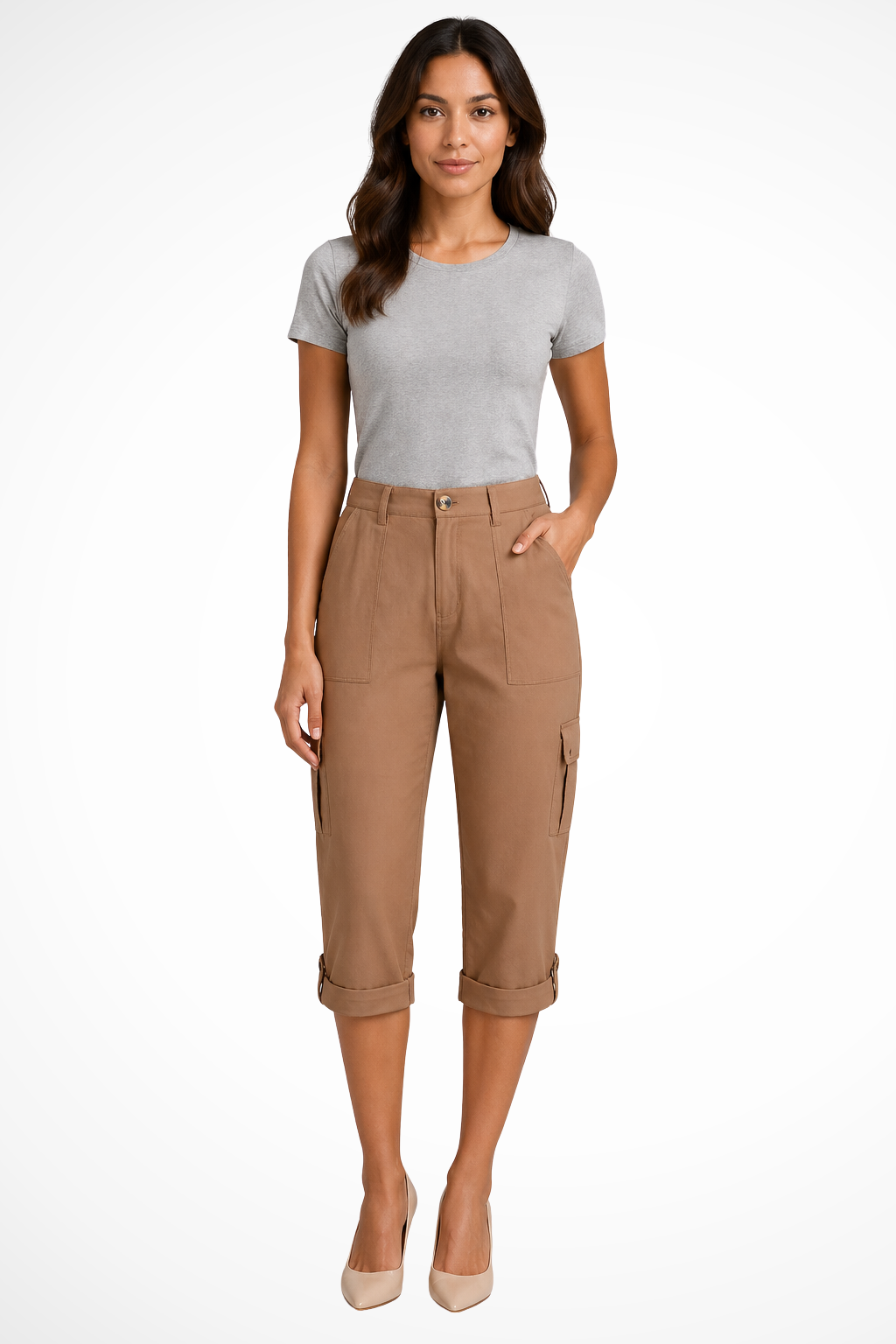 Ethan | Cargo Cropped Women S Pants