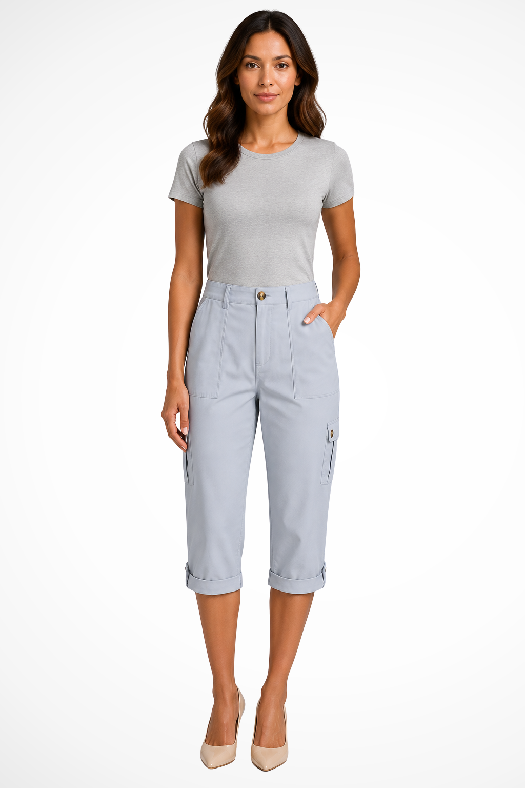 Ethan | Cargo Cropped Women S Pants