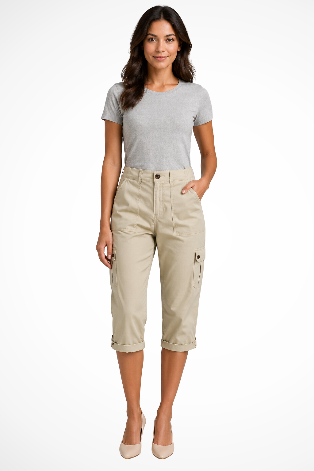 Ethan | Cargo Cropped Women S Pants