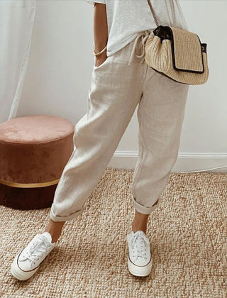 Ethan | Cotton For Women Linen Pants