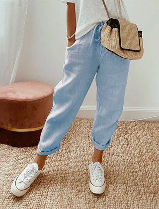 Ethan | Cotton For Women Linen Pants