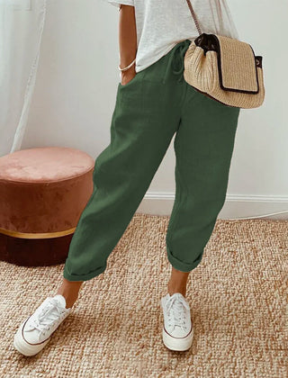Ethan | Cotton For Women Linen Pants