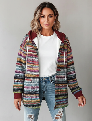 Ethan | Denim Women With Hood Jacket