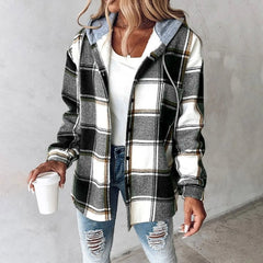 Ethan | Denim Women With Hood Jacket