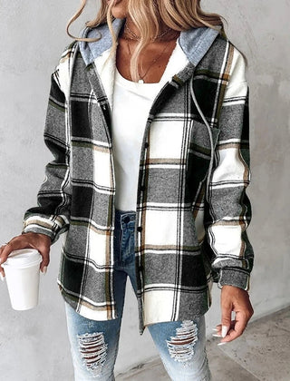Ethan | Denim Women With Hood Jacket