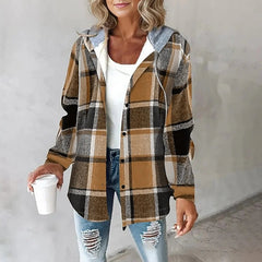 Ethan | Denim Women With Hood Jacket