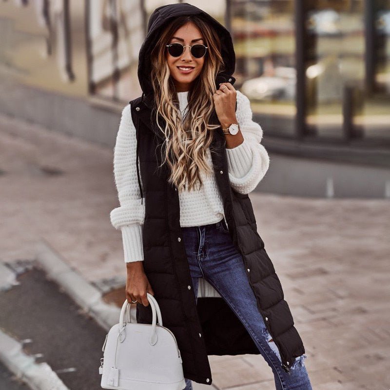 Willow | Knee Length Quilted Jacket