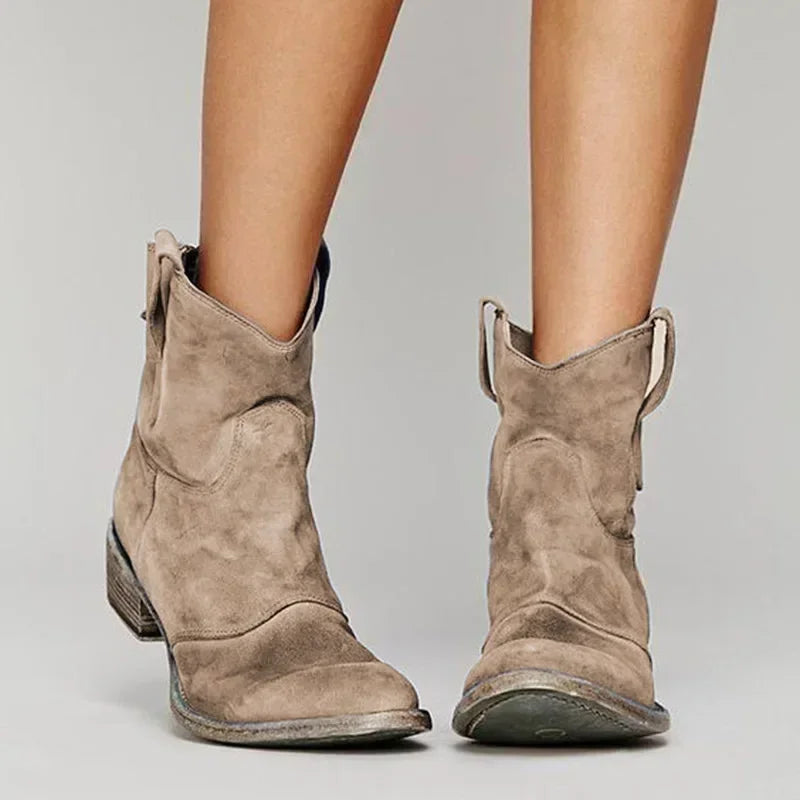 Ethan | Leather Chelsea Women Ankle Boots