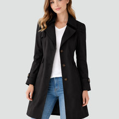 Olivia | Classic Long Trench Coat