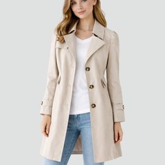 Olivia | Classic Long Trench Coat