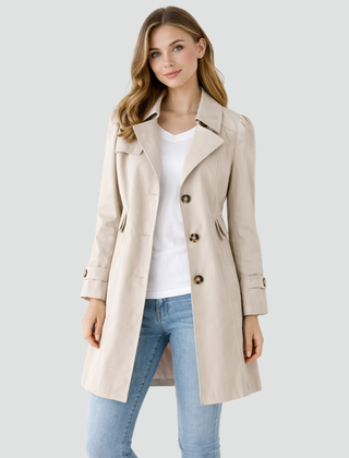 Olivia | Classic Long Trench Coat