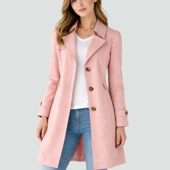 Olivia | Classic Long Trench Coat