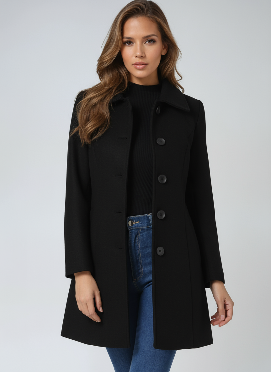 Sophia | Ladies Long Trench Coat