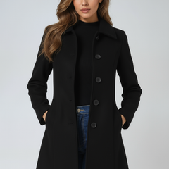 Sophia | Ladies Long Trench Coat