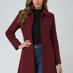 Sophia | Ladies Long Trench Coat