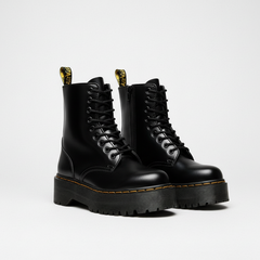 Ethan | Platform Lace For Women Boots Black