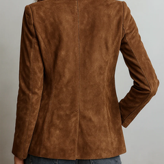 Ethan | Winter Brown Suede Jacket