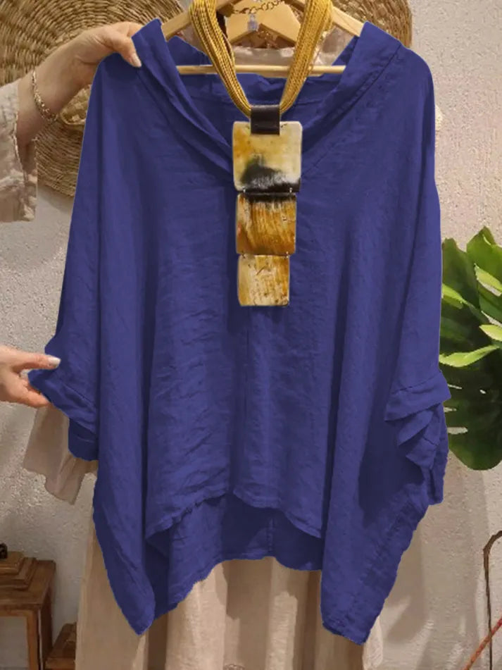 Blusa Feminina com Toque Macio e Decote em V
