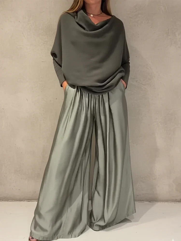 Conjunto Georgina Elegante Ombro a Ombro | Sofisticação Moderna com Caimento Impecável
