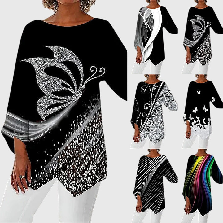 Alayah | Blusa Elegante com Gola Redonda