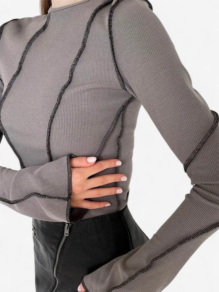 Imona | Blusa de Manga Longa Confortável