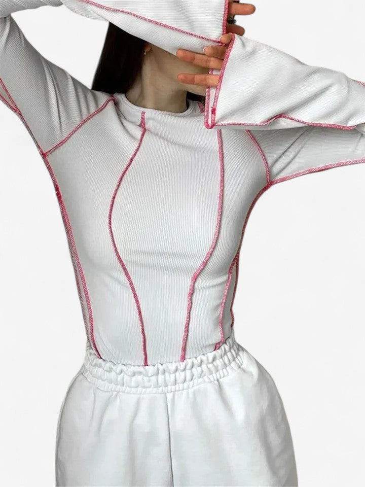 Imona | Blusa de Manga Longa Confortável