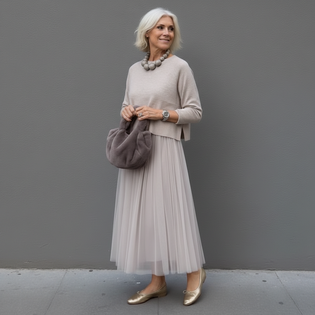 Emmie | Women's Knit Two-Piece Set, Sleeveless Dress and Layering Top Outfit