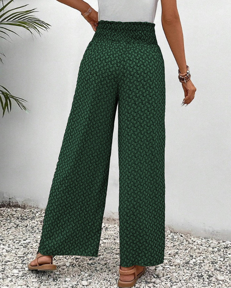 LUNARA - CALÇAS FEMININAS DE PERNA LARGA