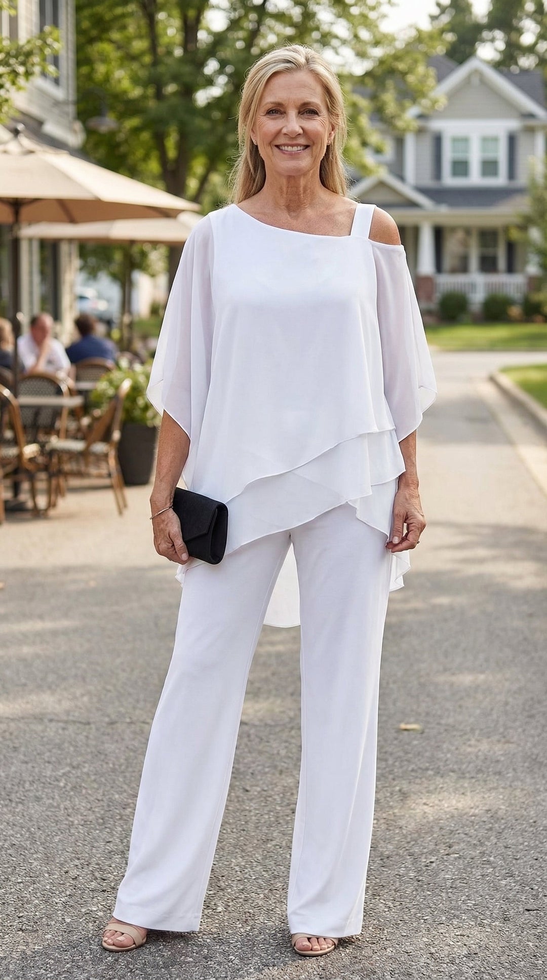 Valerie - Conjunto Dois Peças Soft Drape – Elegância Sem Esforço, Conforto o Dia Todo