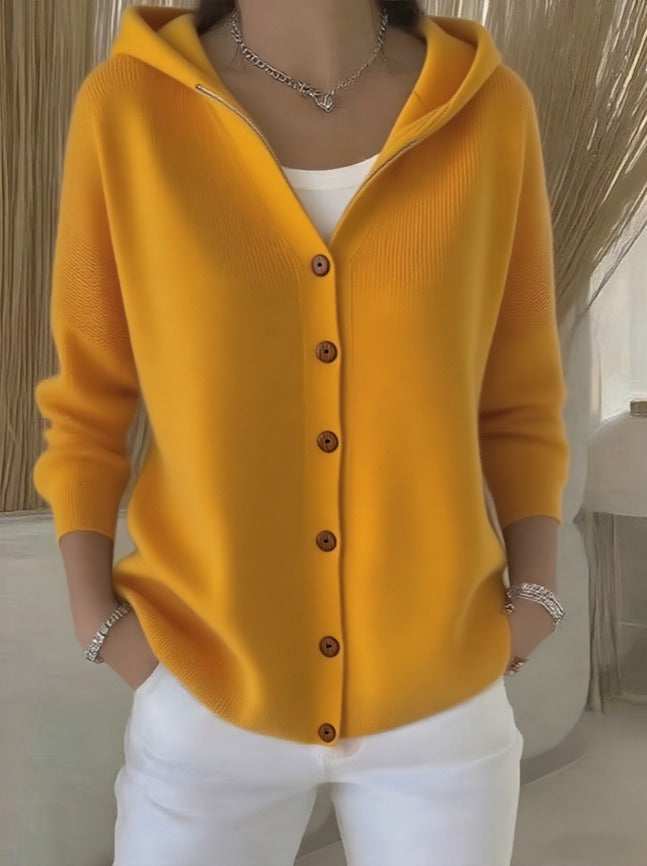 Claire | Hooded Knit Cardigan