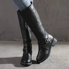 Jacob | Leather Buckle Fashion Boots