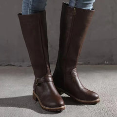 Jacob | Leather Buckle Fashion Boots