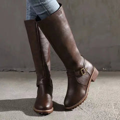 Jacob | Leather Buckle Fashion Boots
