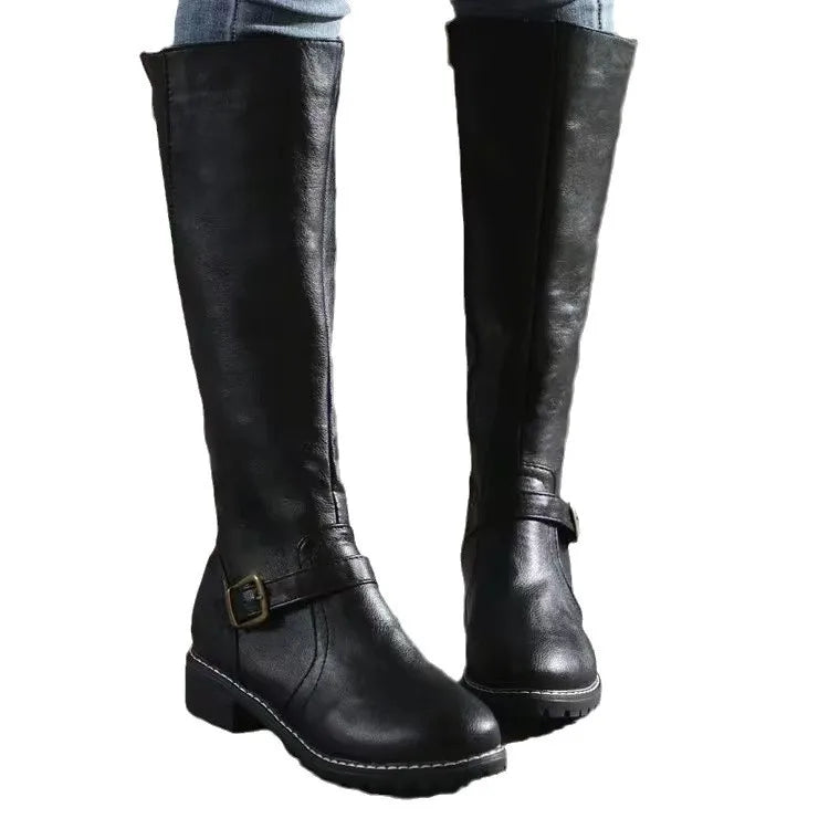 Jacob | Leather Buckle Fashion Boots
