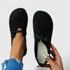 Jacob | White Women Black Winter Sneakers